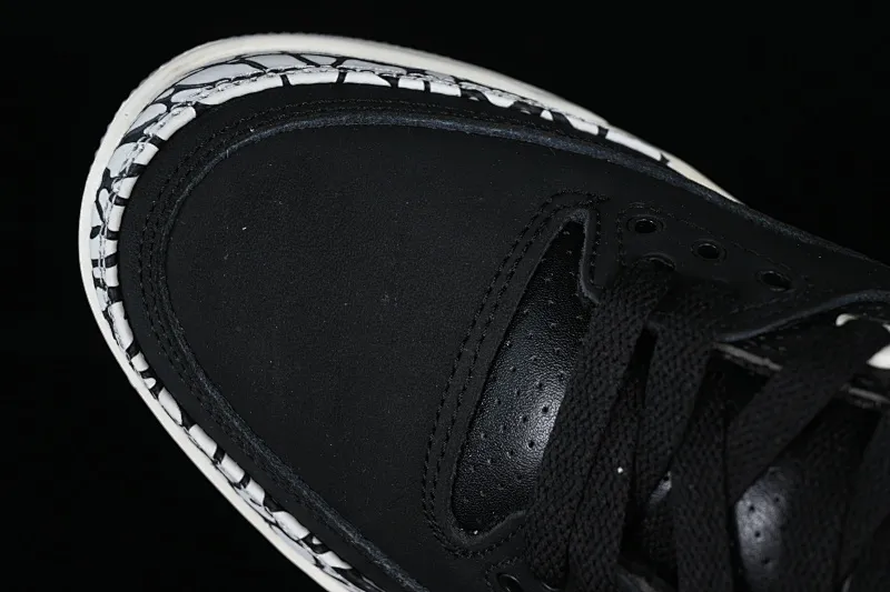 All categories Air Jordan Jordan series basketball shoes Air Jordan 3 G version Air Jordan 3 Retro "Off Noir" AJ3 Joe 3 old black cement CK9246-001
